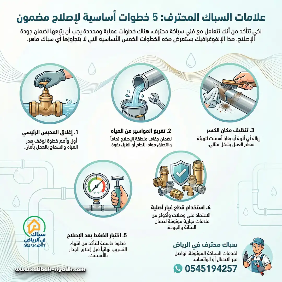 سباك اصلاح مواسير بالرياض