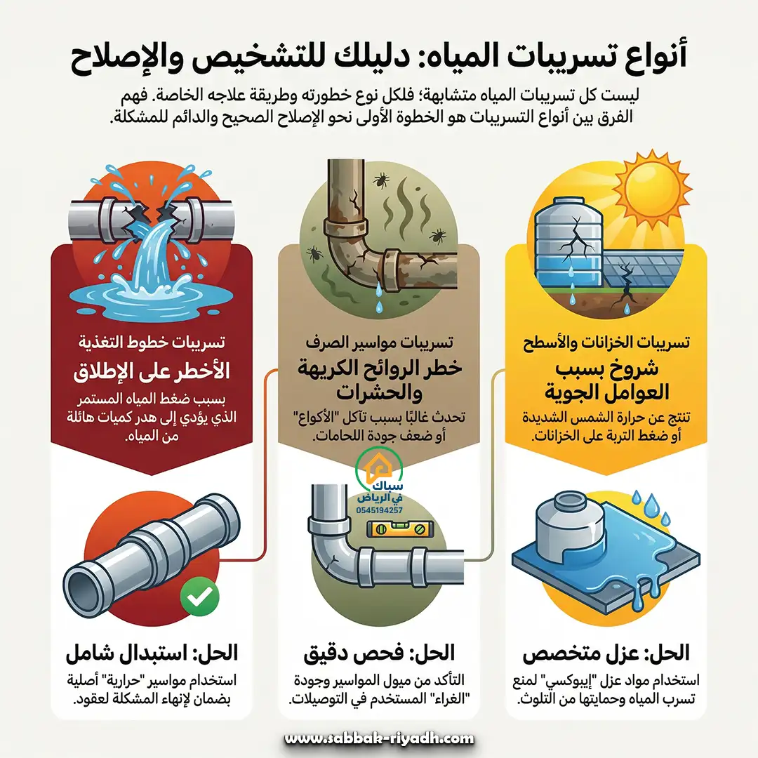 سباك تصليح تسريب مياه بالرياض